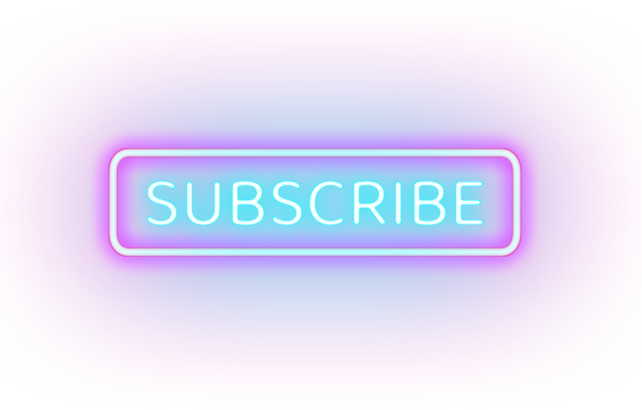 Neon Subscribe Signage